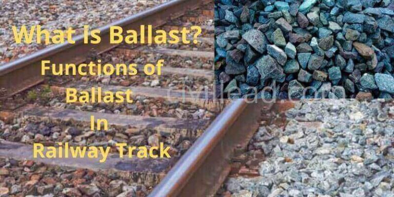 Function of Ballast in Railway Track - Civil Lead