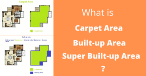 What is Carpet Area, Built-Up Area and Super built-Up Area?