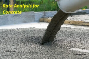 Rate Analysis for concrete