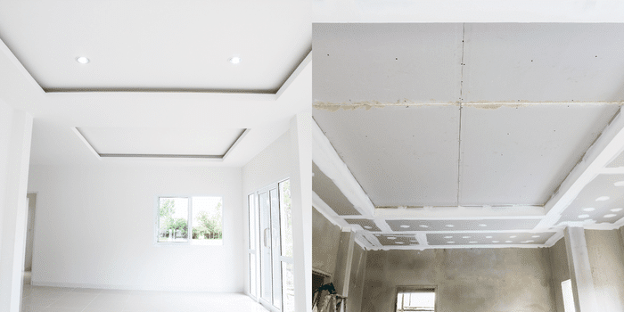 Gypsum Vs. POP False Ceiling