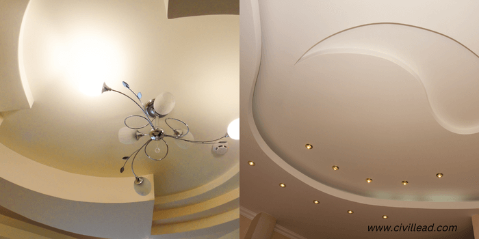 Gypsum Vs. POP False Ceiling