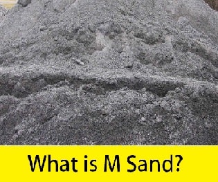 What is M sand?