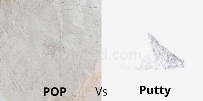 Pop Vs Putty - Difference Between Pop and Wall Putty