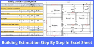 Building estimate in excel