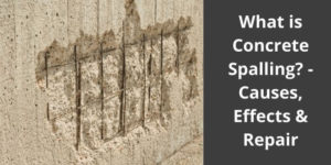 spalling of concrete