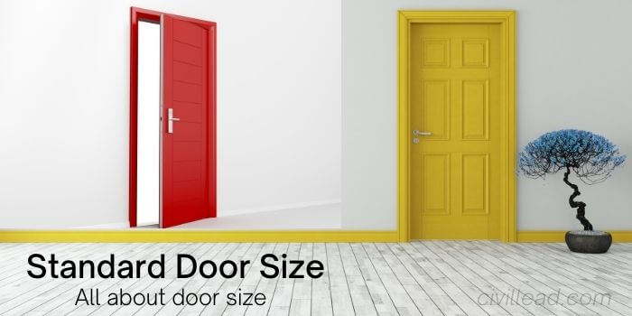 average door width interior