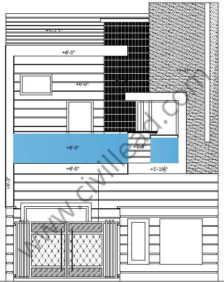 20 × 50 House Plan