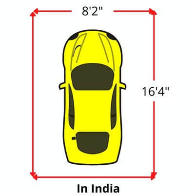 parking space dimensions 