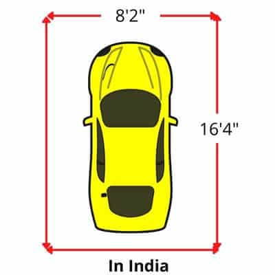 parking space dimensions