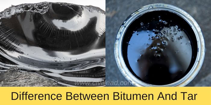 19 Difference Between Bitumen And Tar - Civil Lead