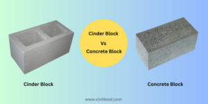 Cinder Block vs Concrete Block